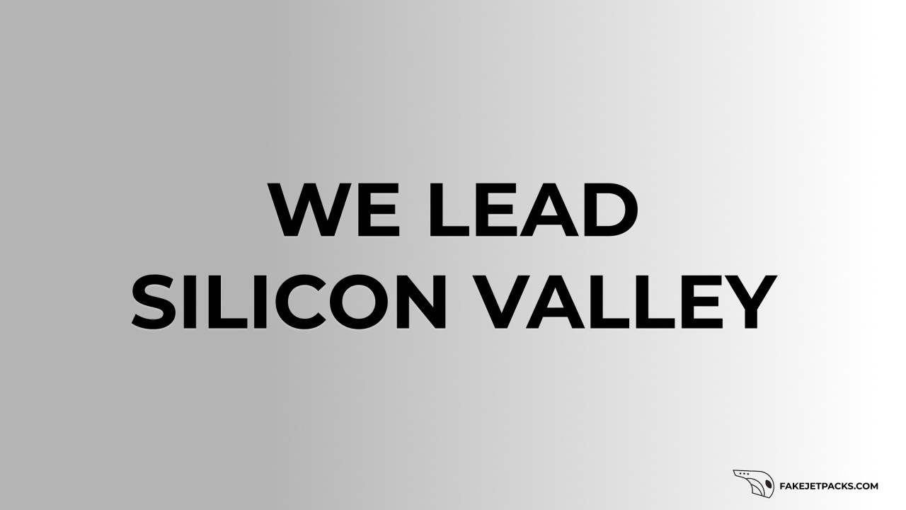 We Lead Silicon Valley