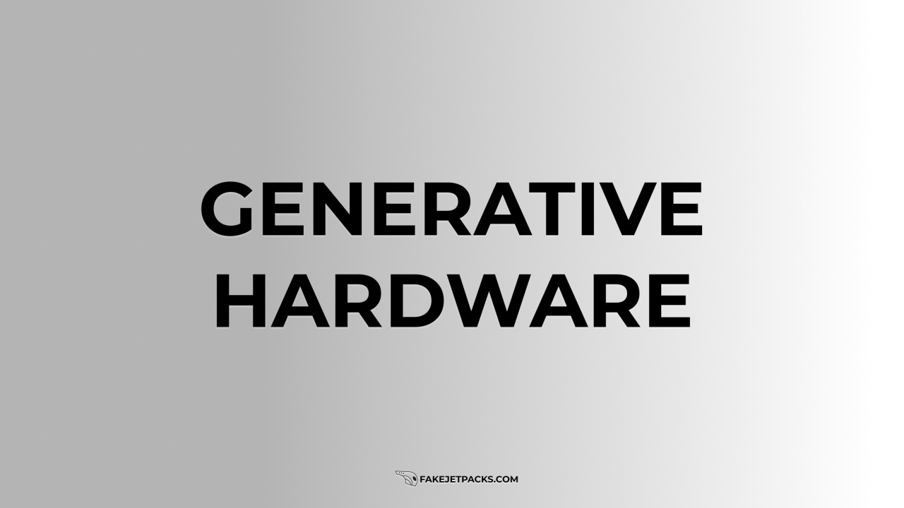 Generative Hardware