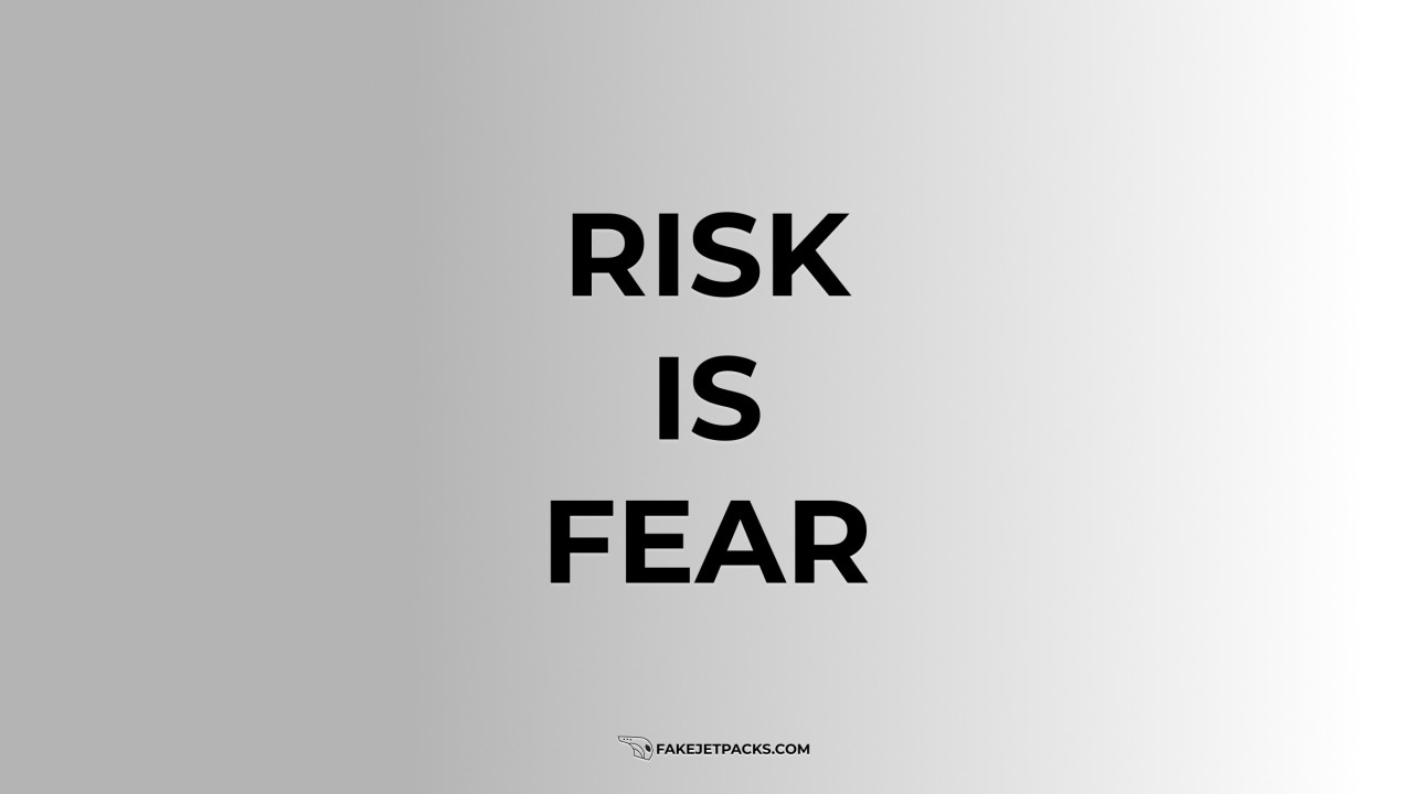 Today's Definition of Risk is Fear